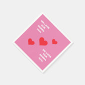 Serviette En Papier Grand-mère Italienne NONNA Nous VOUS AIMONS Beau P (Coin)