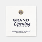 Serviette En Papier Grand ouverture de lancement Événement Napkins ave (Devant)