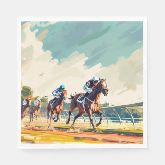 SERVIETTE EN PAPIER GRAND PAPIER DE COURSE "D" NAPKIN