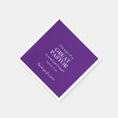 Serviette En Papier GRAND PASTEUR | COEUR DE SERVICE Moderne | MERCI (Coin)