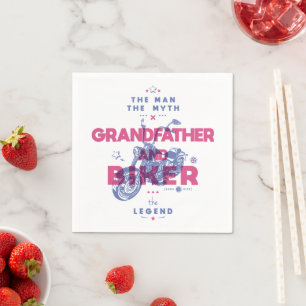 Serviette En Papier Grand-père et moker l'homme le mythe la légende