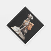 Serviette En Papier Grand Pitbull Dane (Coin)