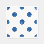 Serviette En Papier Grand pois Shibori motif (Devant)