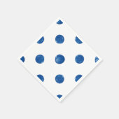 Serviette En Papier Grand pois Shibori motif (Coin)