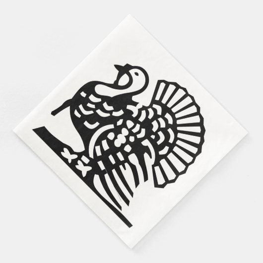 SERVIETTE EN PAPIER GRAND REMERCIEMENT À LA TURQUIE (Coin)