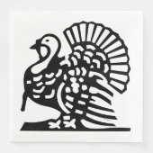 SERVIETTE EN PAPIER GRAND REMERCIEMENT À LA TURQUIE (Devant)