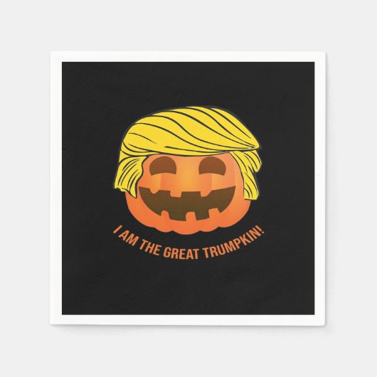 Serviette En Papier Grand Trumpkin (Devant)