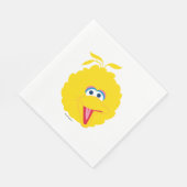 Serviette En Papier Grand visage d'oiseau (Coin)
