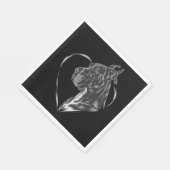 Serviette En Papier Grande Dane (Coin)