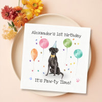 Grande Dane Chien fête d'anniversaire