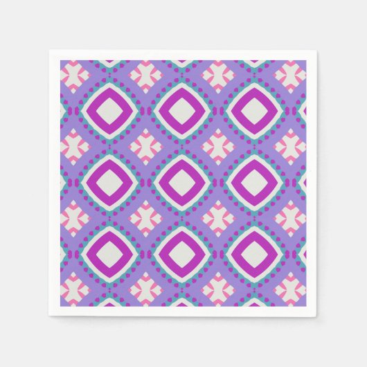 Serviette En Papier Grande géométrique (Devant)