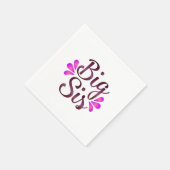 Serviette En Papier Grande Sœur (Coin)