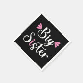 Serviette En Papier Grande Soeur, Jolie (Coin)