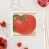 Serviette En Papier grande tomate juteuse BIG (En situation)