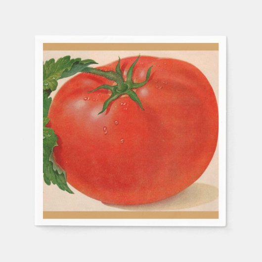 Serviette En Papier grande tomate juteuse BIG (Devant)