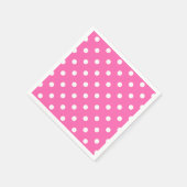 Serviette En Papier Grandes serviettes roses chaudes (Coin)