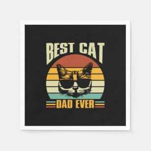 Serviette En Papier Grandfather Quotes Best Cat Dad Ever