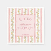 Serviette En Papier Grandmillenial thé baby shower monogrammed (Devant)