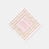 Serviette En Papier Grandmillenial thé baby shower monogrammed (Coin)