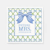 Serviette En Papier Grandmillennial Topiary | Future Mrs (Devant)