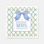 Serviette En Papier Grandmillennial Topiary | Future Mrs (Devant)