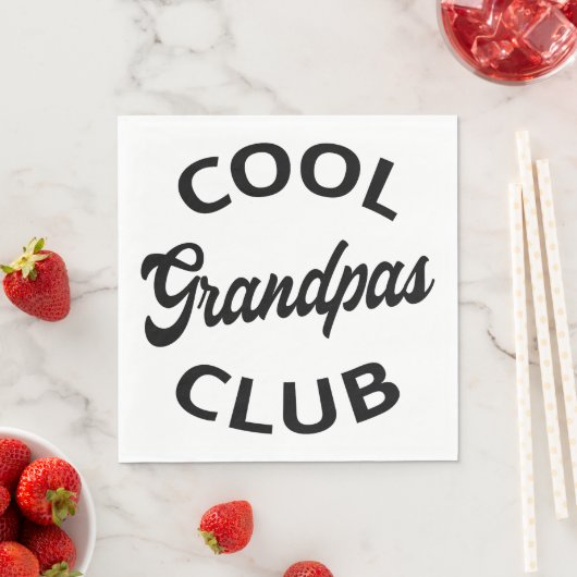 Serviette En Papier Grandpas Club cool I (En situation)