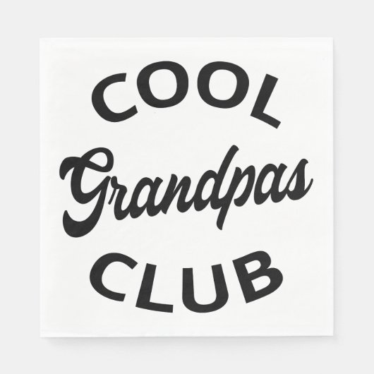 Serviette En Papier Grandpas Club cool I (Devant)