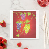 Serviette En Papier Grapevine (En situation)