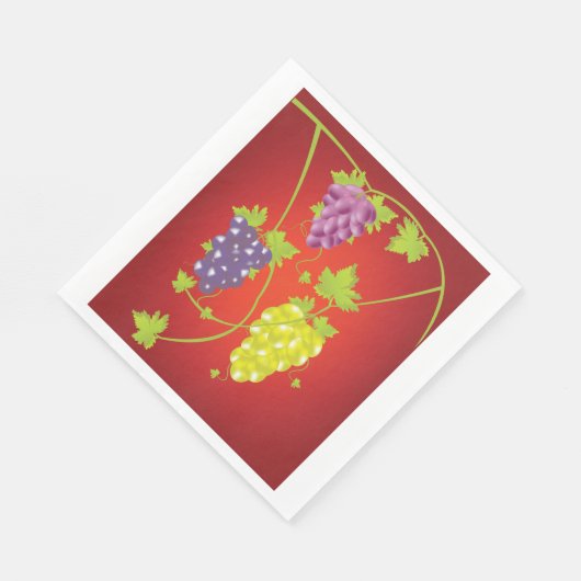 Serviette En Papier Grapevine (Coin)