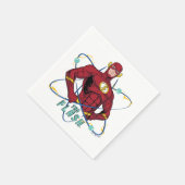 Serviette En Papier Graphique atomique Flash de dessin (Coin)