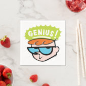 Serviette En Papier Graphique de légende Dexter "Genius" (En situation)