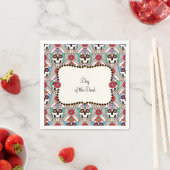 Serviette En Papier Graphique des crânes de sucre (En situation)