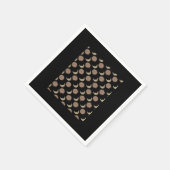 Serviette En Papier Graphique des nuages Whimsigoth (Coin)