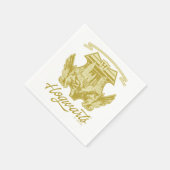 Serviette En Papier Graphique du bouclier ailé HOGWARTS™ (Coin)
