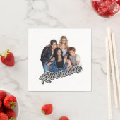 Serviette En Papier Graphique du groupe Retro Riverdale (En situation)