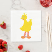 Serviette En Papier Graphisme des grands oiseaux (En situation)