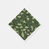 Serviette En Papier Grappe de vignes aux teintes de vert (Coin)