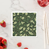 Serviette En Papier Grappe de vignes dans les nuances de vert (En situation)