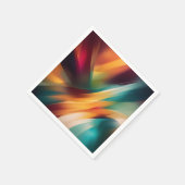 Serviette En Papier Gras Abstrait (Coin)