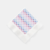 Serviette En Papier Gras Bigender Pride couleurs À petits pois (Coin)