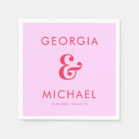 Gras Retro Rose & Rouge Ampersand Seventies Mariag