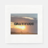 Serviette En Papier Gratitiude (Devant)