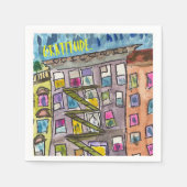 Serviette En Papier Gratitude Cocktail serviettes (Devant)