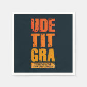 Serviette En Papier Gratitude Thanksgiving Family Retrouvez Ensemble P (Devant)