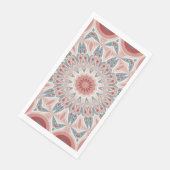 Serviette En Papier Grattez moderne Kaleidoscope Mandala art fractal (Coin)