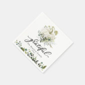 Serviette En Papier Gratuit Blanc Citrouille Verdure Thanksgiving (Coin)