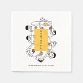 Serviette En Papier Gratuit Soirée D'Action De grâce (Devant)