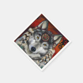 SERVIETTE EN PAPIER GRAY WOLF (Coin)