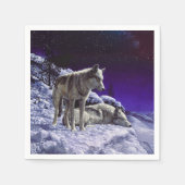 Serviette En Papier Gray Wolves (Devant)