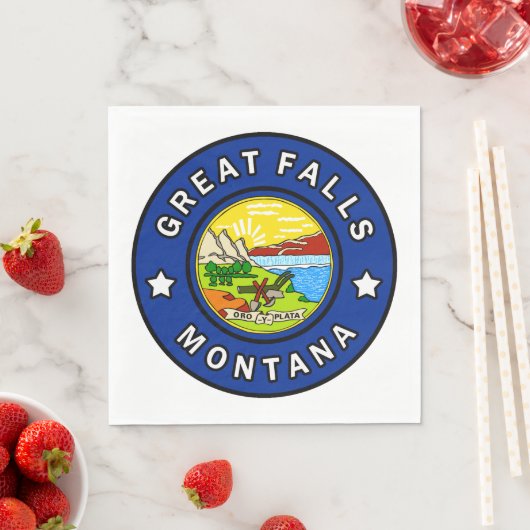 Serviette En Papier Great Falls Montana (En situation)